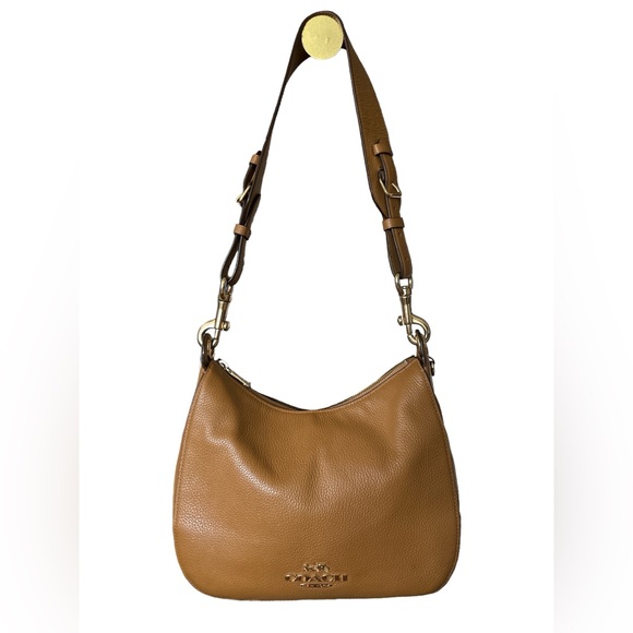 Coach Handbags - NWOT Authentic Coach Jes Hobo in Caramel Refined Pebble Leather.